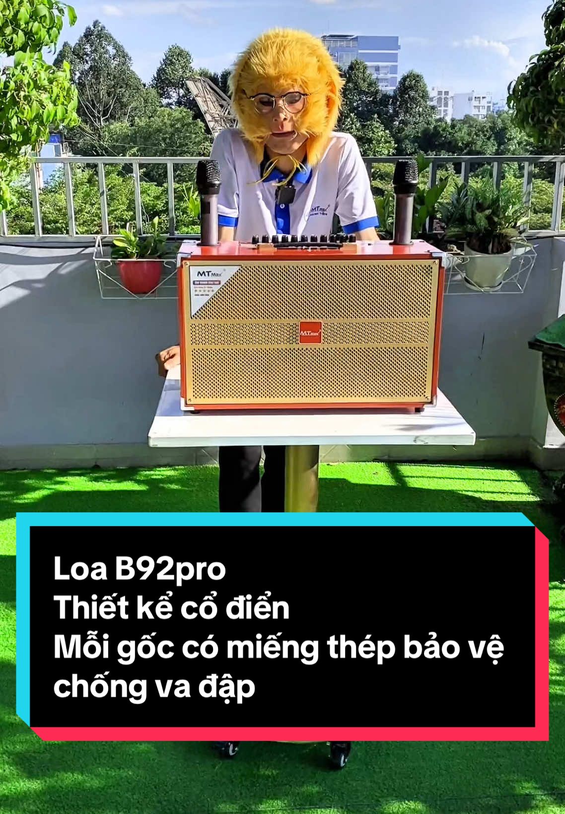 Loa hát karaoke , dễ dàng xách theo , thiết kế vân gỗ #mtmaxreview #mtmaxmanhtien #manhtien #mtmax #karaoke #loakaraoke #b92pro 