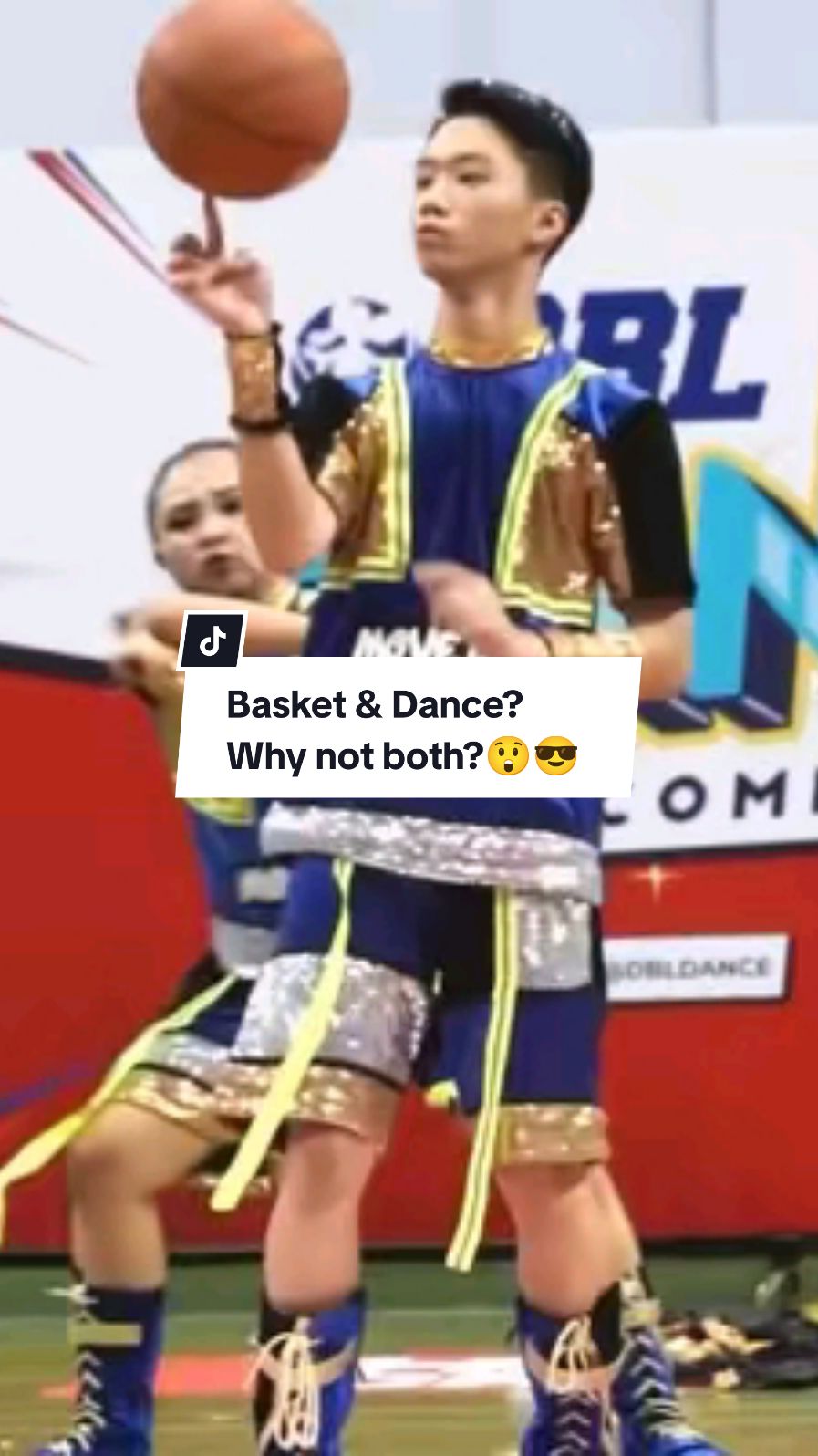 Basket & dance? Why not both? 😎 In frame: Clarrence Hartono - SMA BOPKRI 1 Yogyakarta  #DBLDance2024  #DBLJogja 