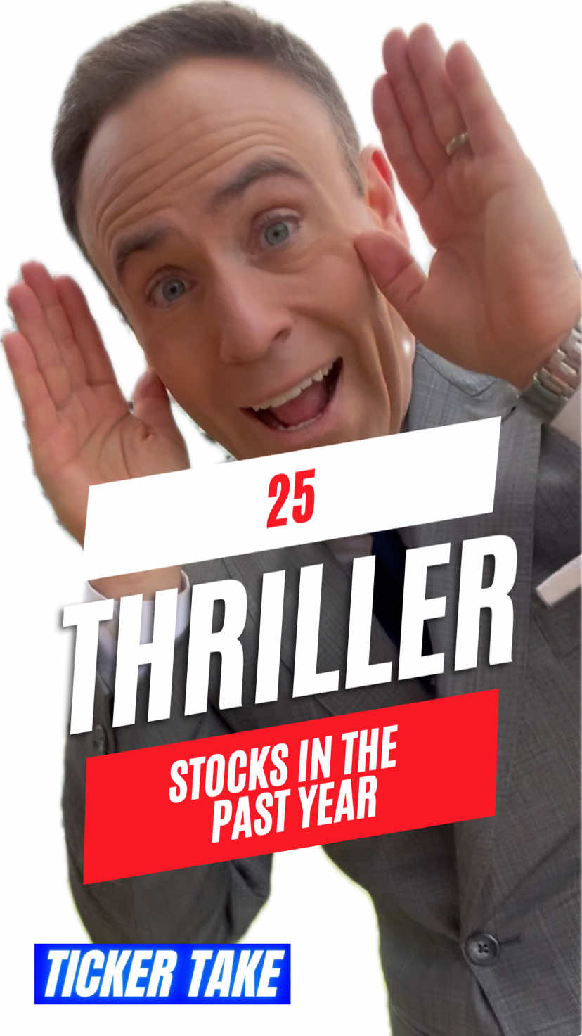 25 thriller stocks in past year. #thriller #stocks #tickertake