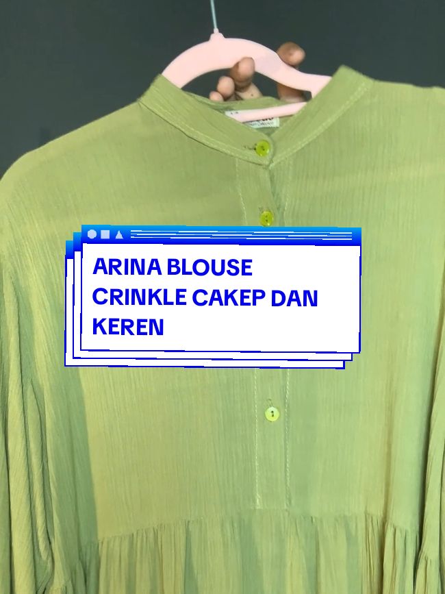 Arina Blouse Crinkle premium secakep dan sekeren ini cuma 30rb an aja.. buruan di CO ya kak keburu kehabisan.. #blousewanita #blouse #blousecrinkle #blousecrinklepremium #blouserempel #blousekeren #blouseterbaru #blouseterlaris 