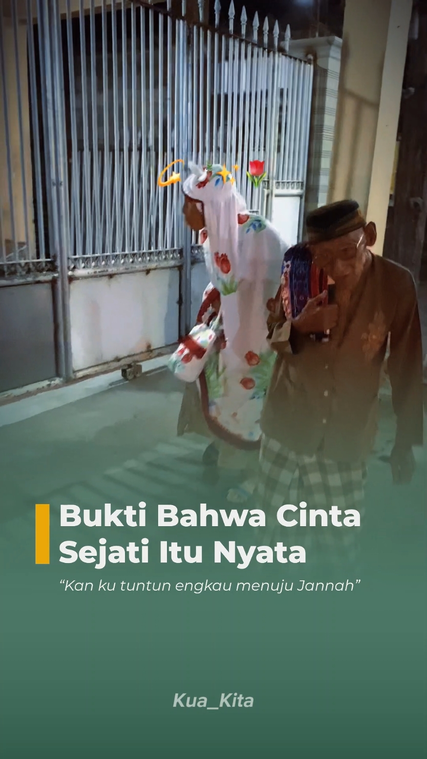 Bukti Bahwa Cinta Sejati Itu Nyata. Semoga kita semua mendapatkan pasangan yang tepat dan setia sampai hari tua ya. Dan untuk kakek nenek semoga diberi umur panjang dan sehat selalu. - sc : ansysr_ - #kua #kuakita #nikah #menikah #pernikahan #keluarga #pasangan #romantis #quotes #katakata #aesthetic #fyp #fypシ゚ #foryou #foryourpage #foryoupage #fypage 