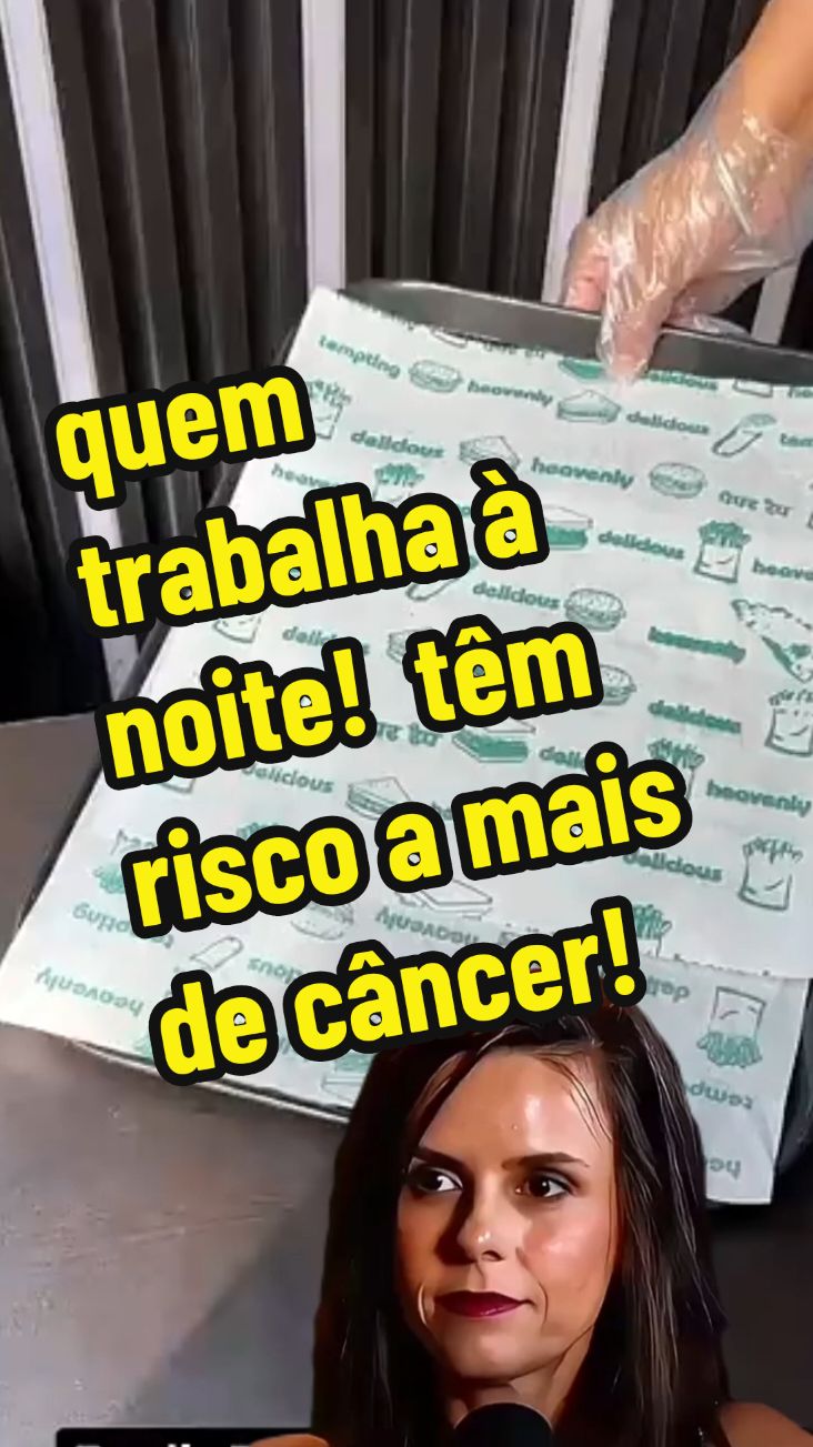 quem trabalha à noite nos turnos costuma comer à noite,esses grupos têm tanto risco a mais de câncer. #cortes #Saúde #dicas #podcast #curiosidades