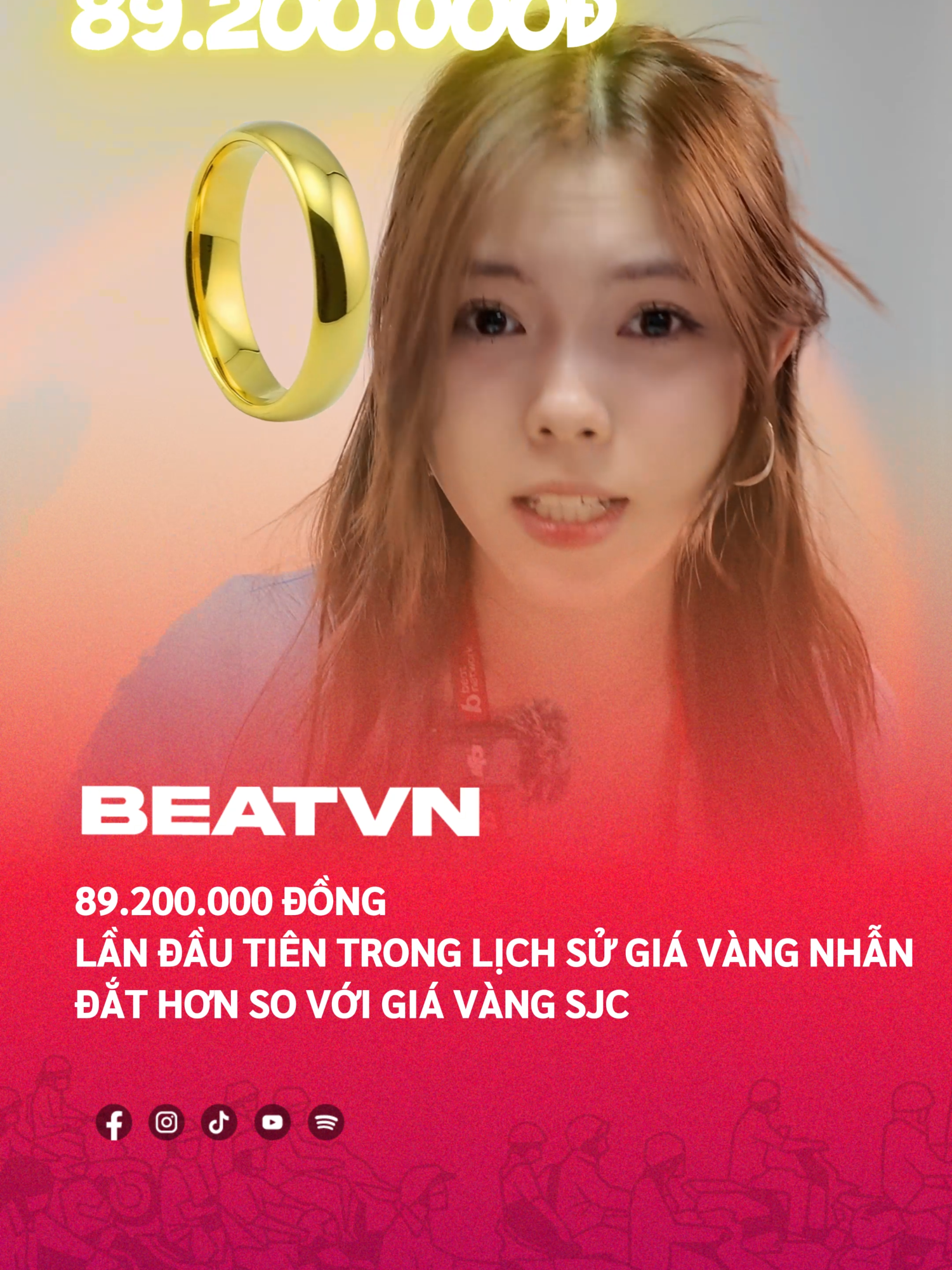 Lần đầu tiên trong lịch sử giá vàng nhẫn vượt mặt giá vàng SJC #beatvn #beatnetwork #beatoflife