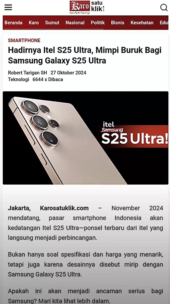 Itel lagi nyamar jadi samsung👀 meskipun itel plek ketiplekin samsung s25 ultra gua masih suka sih, lebih milih itel dari pada mas welcome kalo soal niru desain🗿 - - - - #fyp #fypシ #fyppppppppppppppppppppppp #pageforyou #gadget #itel25ultra 