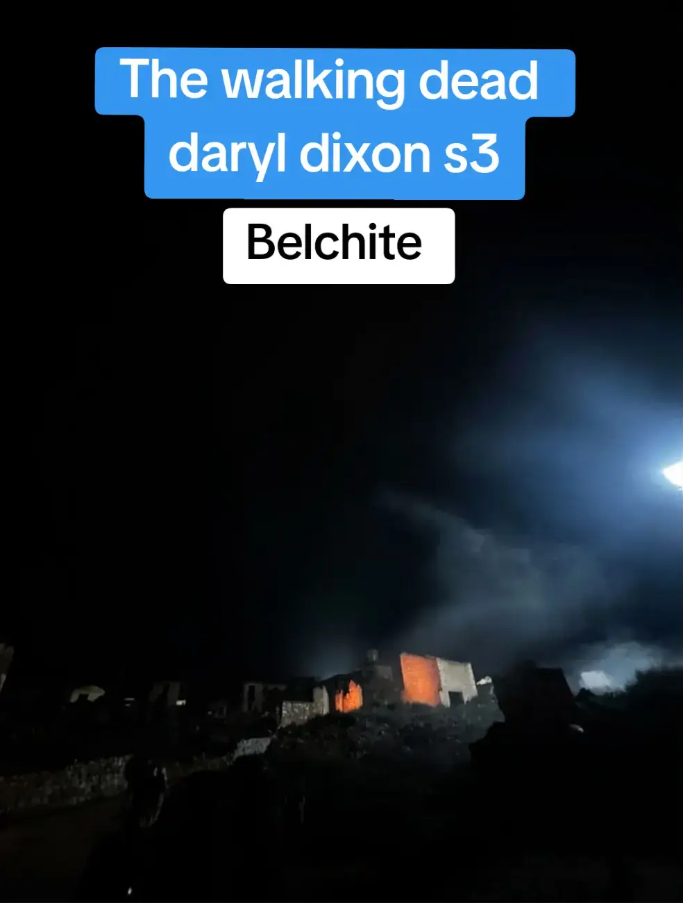 le tournage continue à belchite #normanreedus #daryldixon #thewalkingdead #twd #twduniverse #daryldixonespaña #skyou16infos 