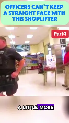 Officers Can't Keep a Straight Face With This Shoplifter #part4 #cops #copsoftiktok #police #policeofficer #lawenforcement #viral #flypシ #usa_tiktok #bodycam 