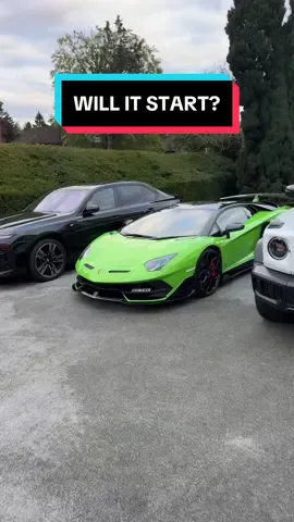 Leaving an Aventador outside in British weather is an extreme sport 🤣 Let’s see if it will start 😭