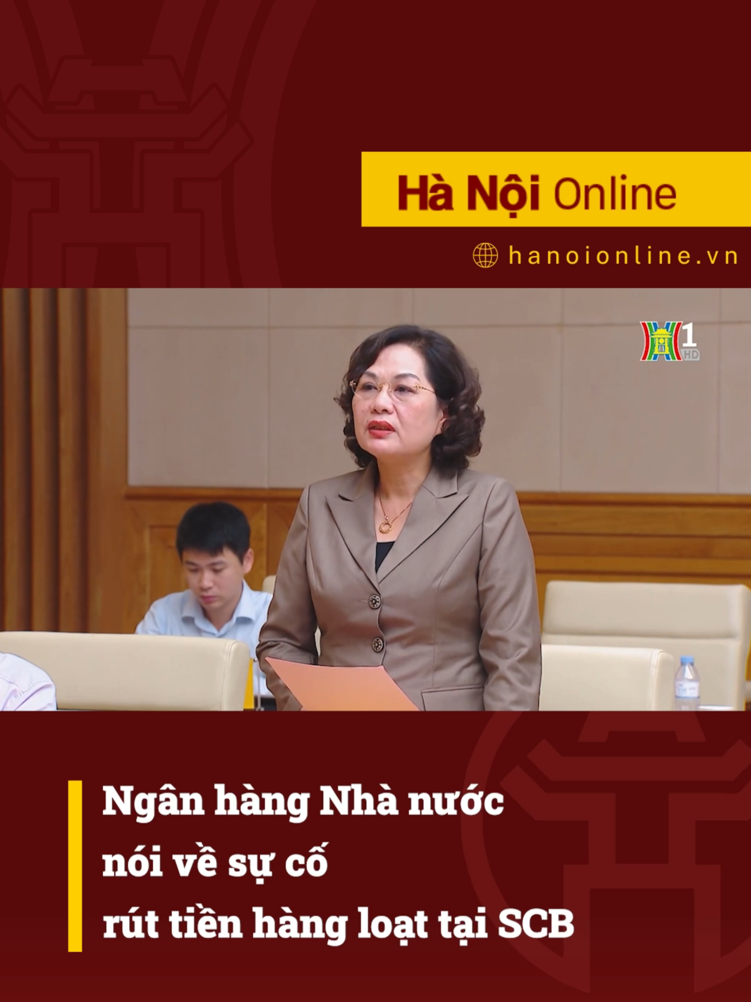 Thống đốc Ngân hàng Nhà nước Nguyễn Thị Hồng đã nhắc lại sự kiện rút tiền hàng loạt tại Ngân hàng TMCP Sài Gòn (SCB) vào tháng 10/2022 và cho biết đây là sự cố chưa từng có tiền lệ. #htvdaihanoi #tiktoknews #scb #nganhang #nganhangnhanuoc