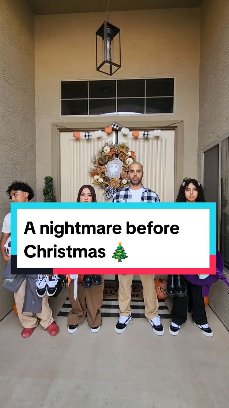 The Nightmare before Christmas #likeariver #river #spooky #fyp #thenightmarebeforechristmas #nightmarebeforechristmas #Halloween #familycostumes  #trend #likeariverchallenge #foryoupagе #halloweencostumes 