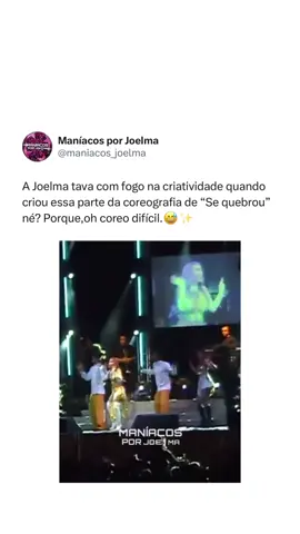 há boatos que tem fãs que até hoje tentam aprender essa coreografia!#joelma #joelmacalypso #joelmaareal #issoécalypso #issoécalypsotourbrasil #calypso #coreografia #viraltiktok #viralvideo #viraliza #viral #fyp #fy #foryou #foryoupage 