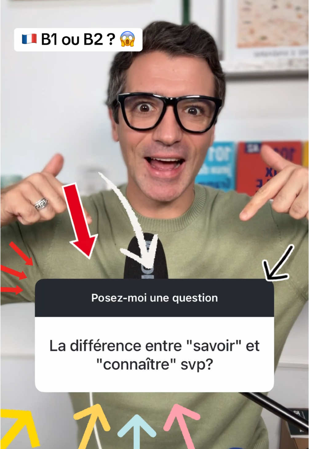 La différence d’utilisation entre les verbes savoir et connaître en français ! En théorie, c’est très simple, mais je vois tous les jours mes élèves de niveau avancé qui continuent à les mélanger et on a donc décidé de faire une vidéo pour vous aider :) #francais #french #frances #delf #dalf