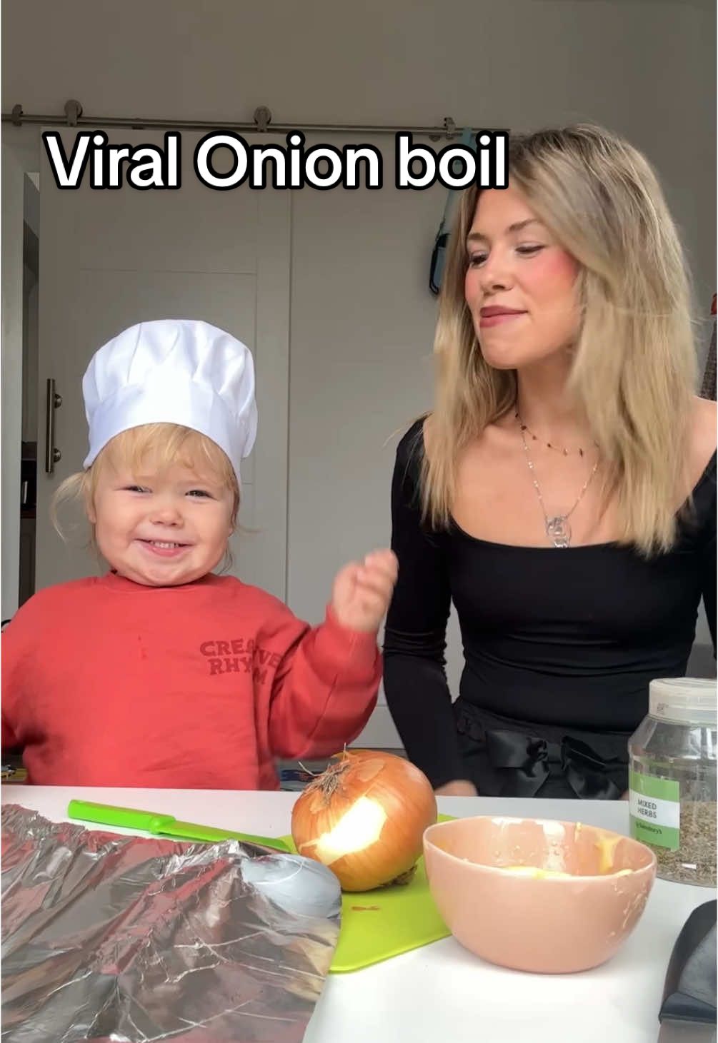 We were so late finding our about this onion boil but it was approved by all members of this household 😅