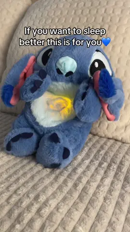 This Stitch plushie is the best gift for sleeping better💙 #plushies #gift #stitch #anxiety #insomnia #giftideas #girlfriendgift #plushtoys #stitchplush 