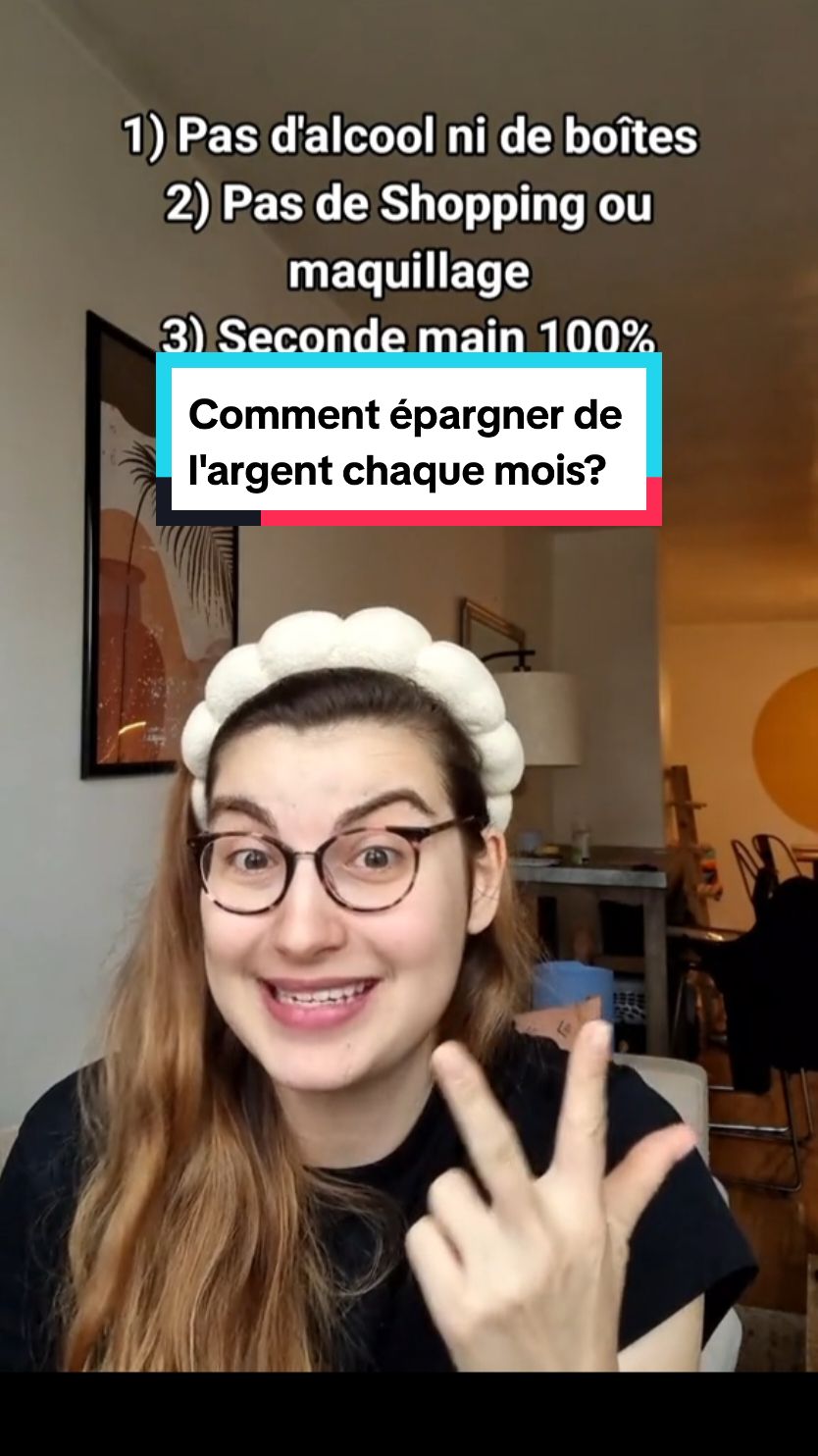 Avoir des habitudes pour économiser c'est très facile et ça s'apprend!!!! #economiserdelargent #moneytok #epargner #parlonsdargent #demensermoins #enveloppebudget #pasdetabou 