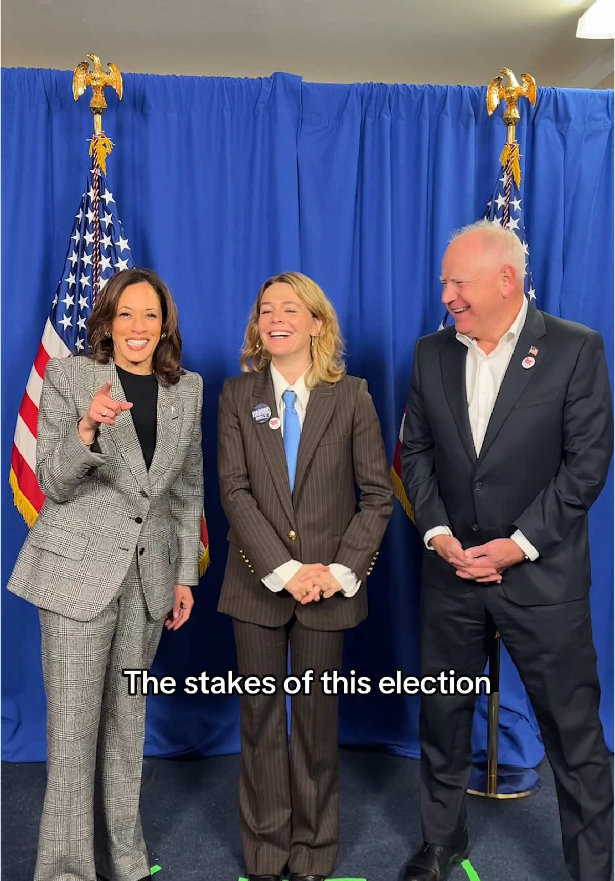 Listen to @Maggie Rogers and @Tim Walz: Make your plan to vote! Let’s win this thing. 