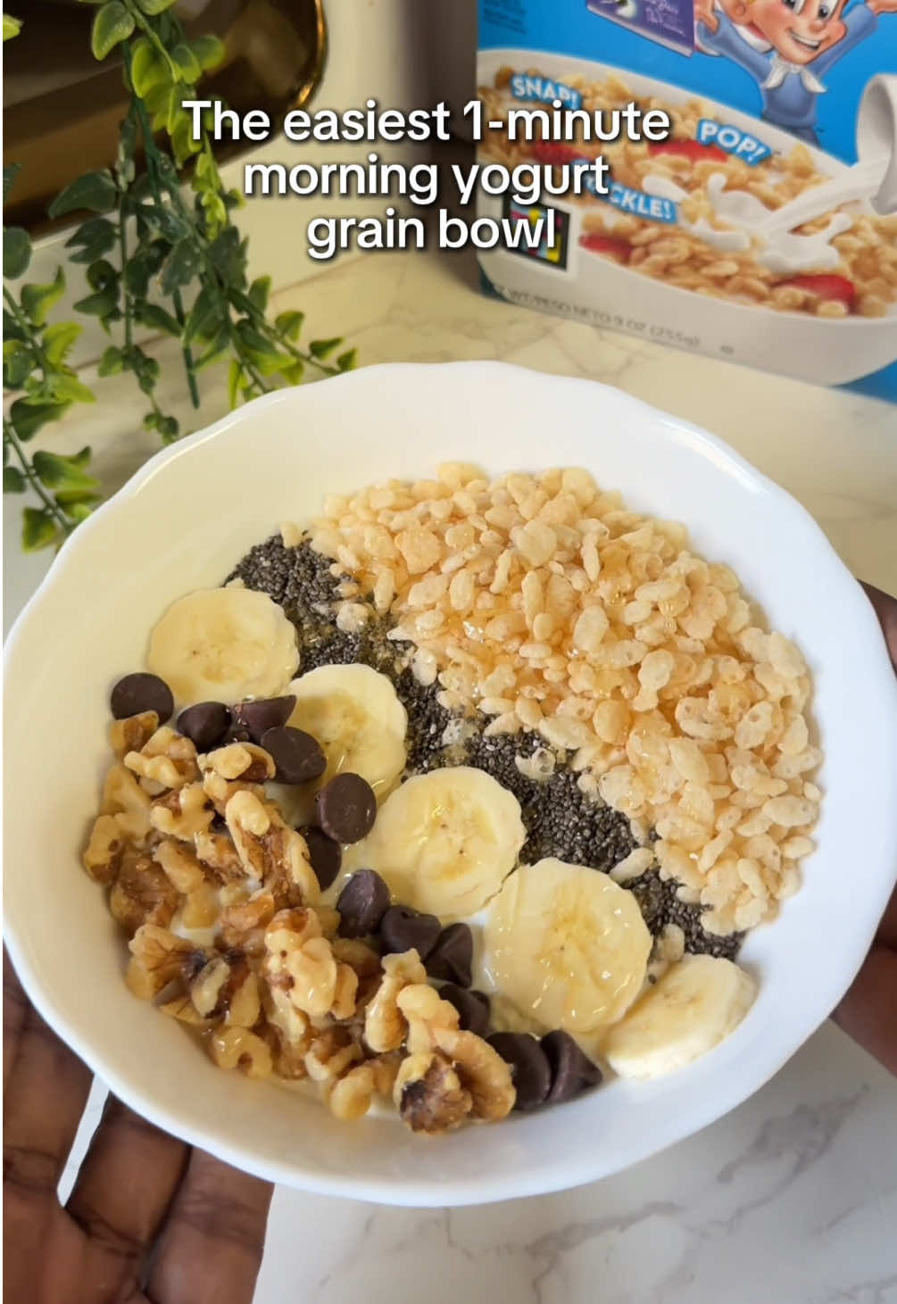 #ad *devours in 5 minutes*  @KelloggscerealUS @Kellogg’s Rice Krispies  - - #kelloggs #yogurt #grain #bowl #EasyRecipe #quick #healthy #healthyrecipes #breakfast #fyp #fypツ 