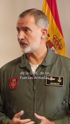 El #reyfelipeVI transmite su pésame a las víctimas por la DANA ❤️‍🩹 #comunidadvalenciana #felipevi 