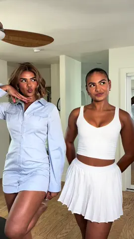 Transforming into Zendaya for #halloween with @Makenzie and Malia with @Matrix, 🏓💕‼️ #ZendayaChallenge! ✨ #fypシ #challengersmovie #trending 