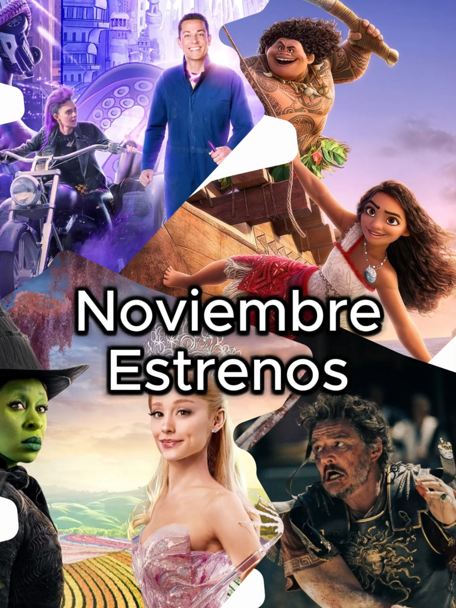 📅 ¡Noviembre viene con todo! No te pierdas los lanzamientos más esperados del mes. 🎬#MyFamilyCinema #Noviembre #Estrenos #Pelis #Parati  #Películas2024 #Cine #MustWatch #Moana2 #haroldysucrayónmágico #Gladiador2 #Wicked