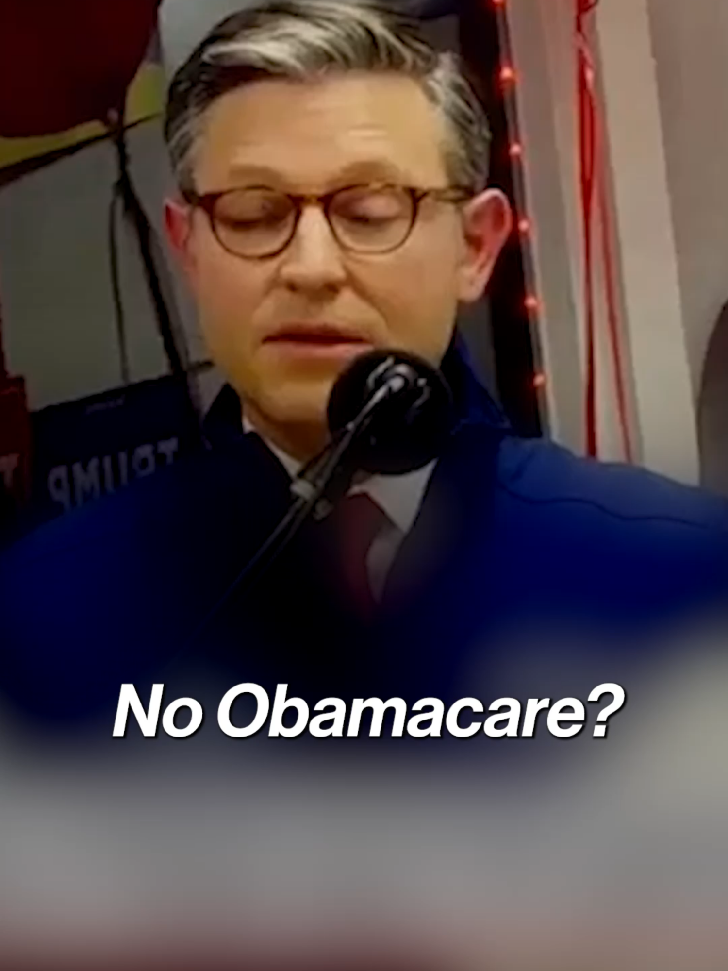 Mike Johnson made it clear that if Trump wins the White House and Republicans keep control of the House, they'll do away with the Affordable Care Act as we know it.