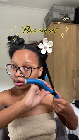 part 1 i haven’t had flexi rods in for over a year so i forgot the method that i usually use when putting them in. I’ll definitely do them better in a few week’s time. the results will be up tomorrow 💗 | please DON’T ask me why my armpits are white, for some reason that’s just the way my roll on decided to dry down that day and i planned to wear a long sleeve top so it didn’t even matter fr 😭 || #type4hair #type4naturalhair #flexirods #curls #fyp #designessentials #shein 
