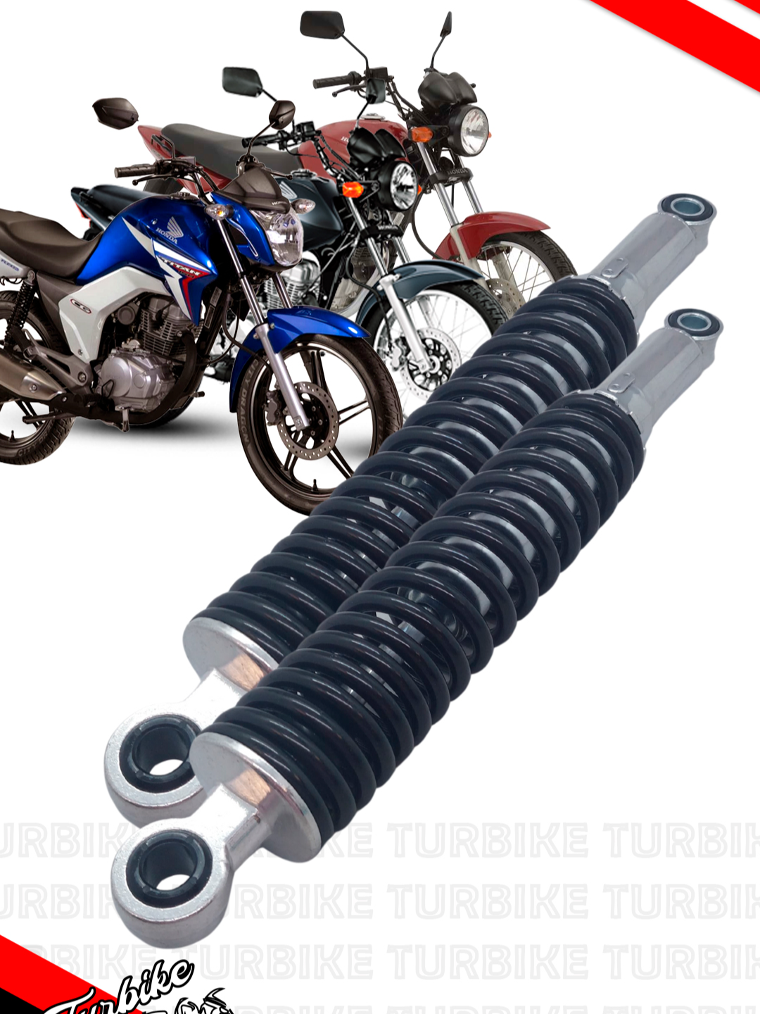 Par Amortecedor Traseiro Para Cg 150 Titan 2004 Até 2010 Da Cg150 Fan 2010 A 2015 Com Regulagem Aplicação: Honda Cg150 Fan de 2010 a 2015; Honda Cg150 Titan de 2004 a 2010. Encaixe: Aplicação ao original sem adaptações. #cgtiktok #cgfam #Cg #Cg150 #titan #fan #cgmix