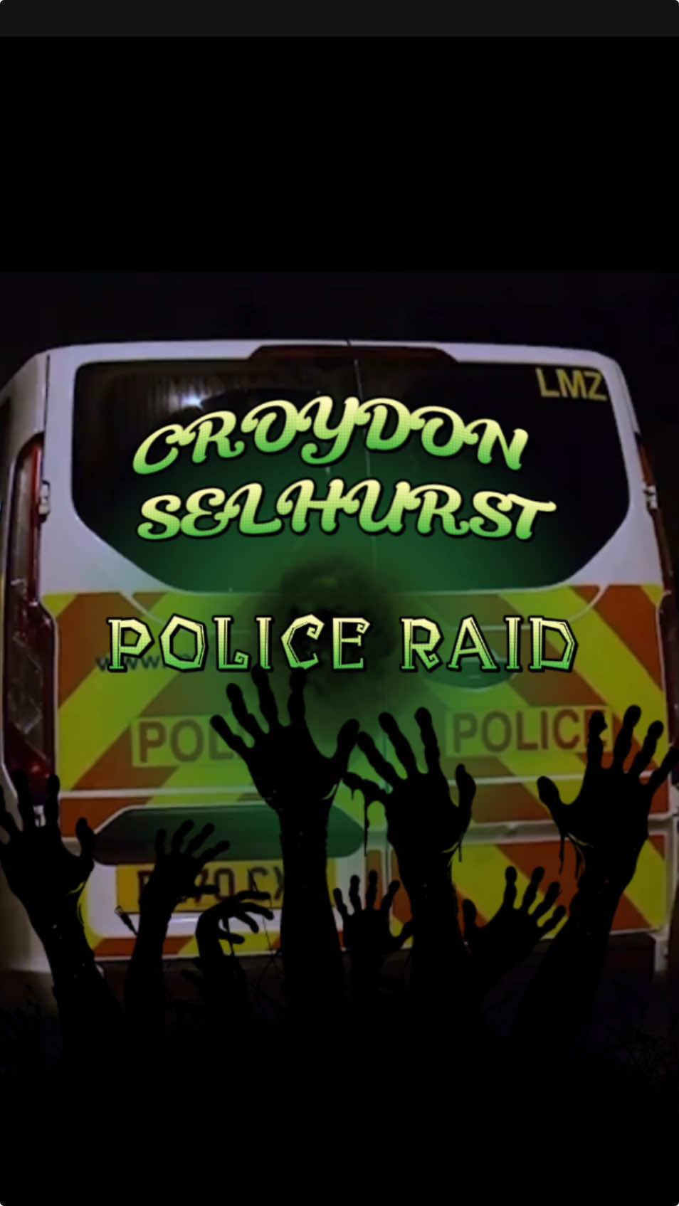 #police hard at work while you sleep. #croydonextra #raid #ukpolice 