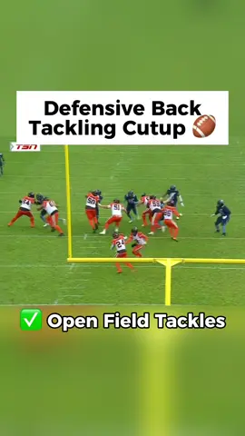 Tips for 6 different types of tackles you’ll make as a Defensive Back. ✅💪🏽🔥 DBs for all in one training & football IQ development, join our app Lockdown Academy. 🔒🏈 #defensiveback #football #cfl 