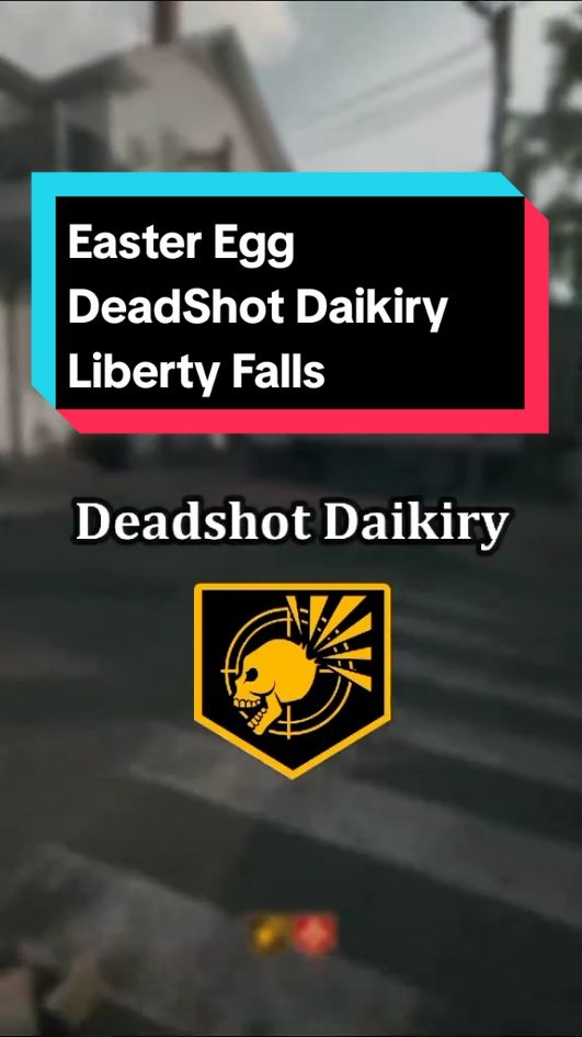 Easter Egg Dead Shot Daikiry Gratis En  Liberty Falls #BlackOps6 #CODZombies #LibertyFalls