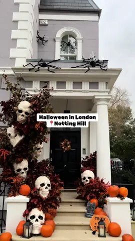 Spooky season in Notting Hill 🎃👻💀 #halloween #nottinghill #london #halloween2024 #fyp 