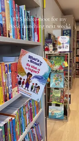 BTS photoshoot for my book launching next week! #kidlit #BookTok #authorsoftiktok #authortok #picturebook #picturebooks #picturebookauthor #weneeddiversebooks #diversity 