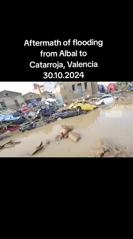 Aftermath of flooding from Albal to Catarroja, Valencia 30.10.2024 #espana #valencia #heartbreaking #flood #poplave #floods #spain #flooding #alluvione #inondations #inondation #inundaciones #inundacion #aftermath #destruction #devastation #albal #catarroja