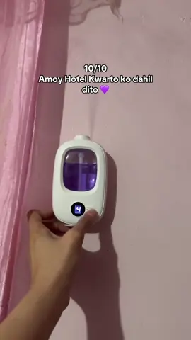 Lavender + Diffuser na binili ko set na Available Here ☝🏻💜✨  Fragrance Machine Automatic Digital display Rechargeable USB Wall Mounted Tabletop Essential Oils Humidifiers #fyp #foryoupage #trending 