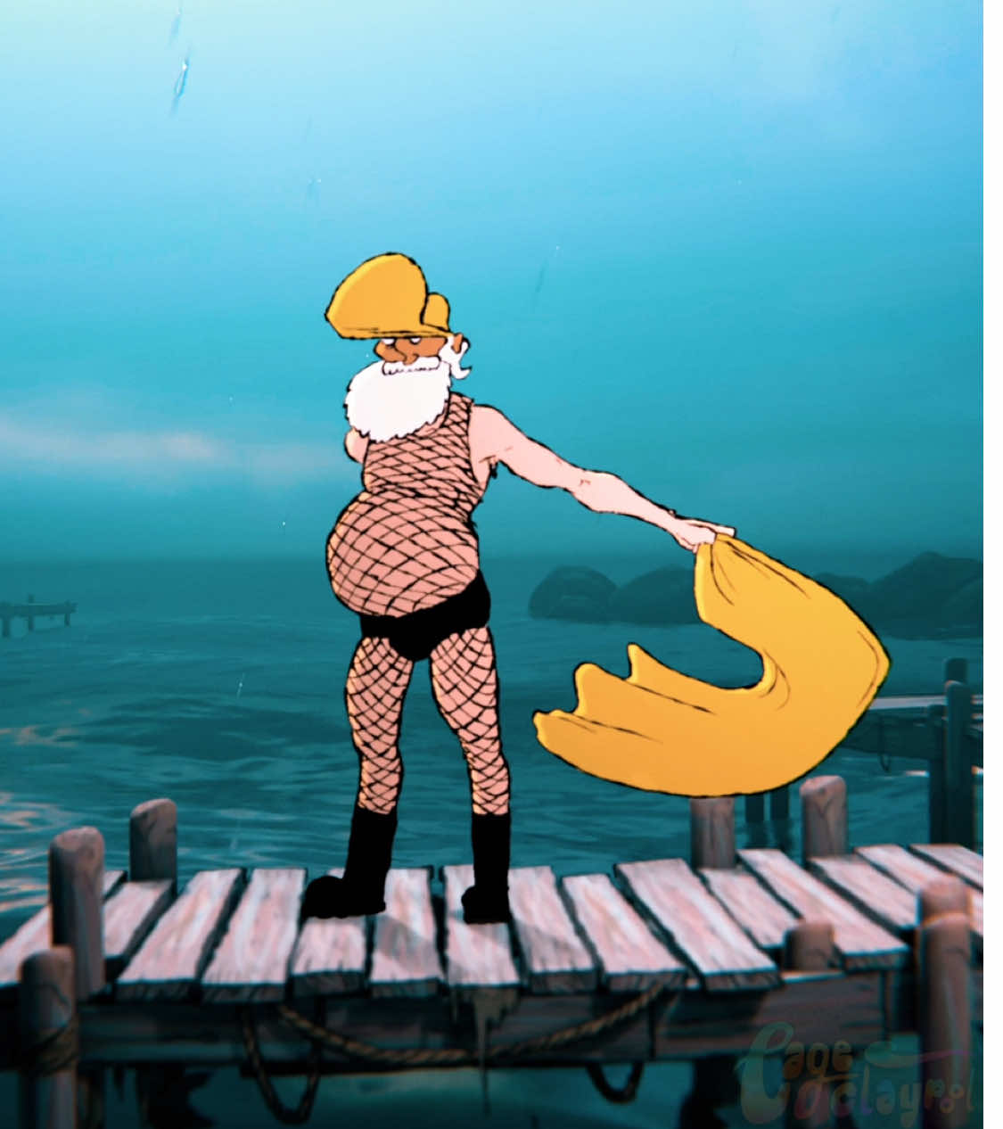 A salty fisherman catches the haul of a lifetime featuring voice acting by @deandelray and music by @eroica.fan.page #animation #cartoon #foryoupage #fyp #art #blender #fishing #fisherman @Dean Delray 