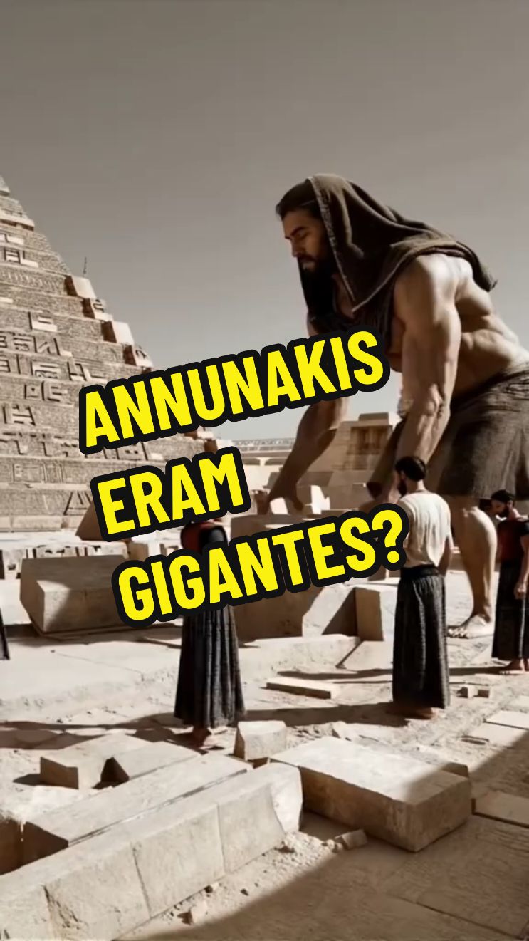 Anunnakis eram gigantes?#annunaki #egito #alien #piramides #gigante 