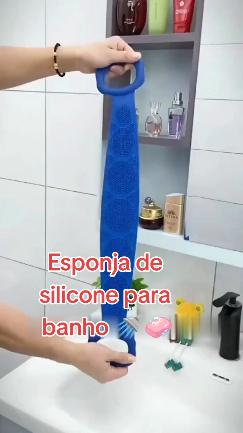 Esponja de silicone para banho 🧼🚿  Link na Bio  . . #shopee #produtos #fpy #viral #banho 