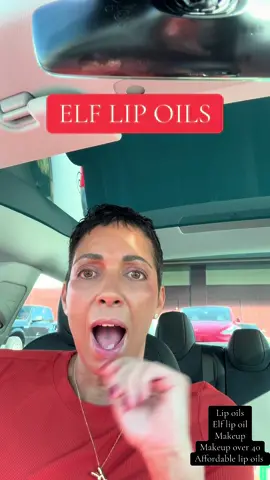 #creatorsearchinsights  Lip care meets shine! Obsessed with these ELF lip oils for that perfect glossy finish and a boost of hydration. #fyp #over40club #over40tiktok #40andover #ELFLips #GlossGoals #LipOilLove