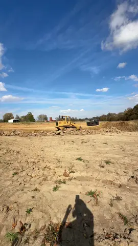 One scoop at a time #heavyequipment #pond #lake #bluecollar #caterpillar #SmallBusiness #excavator 