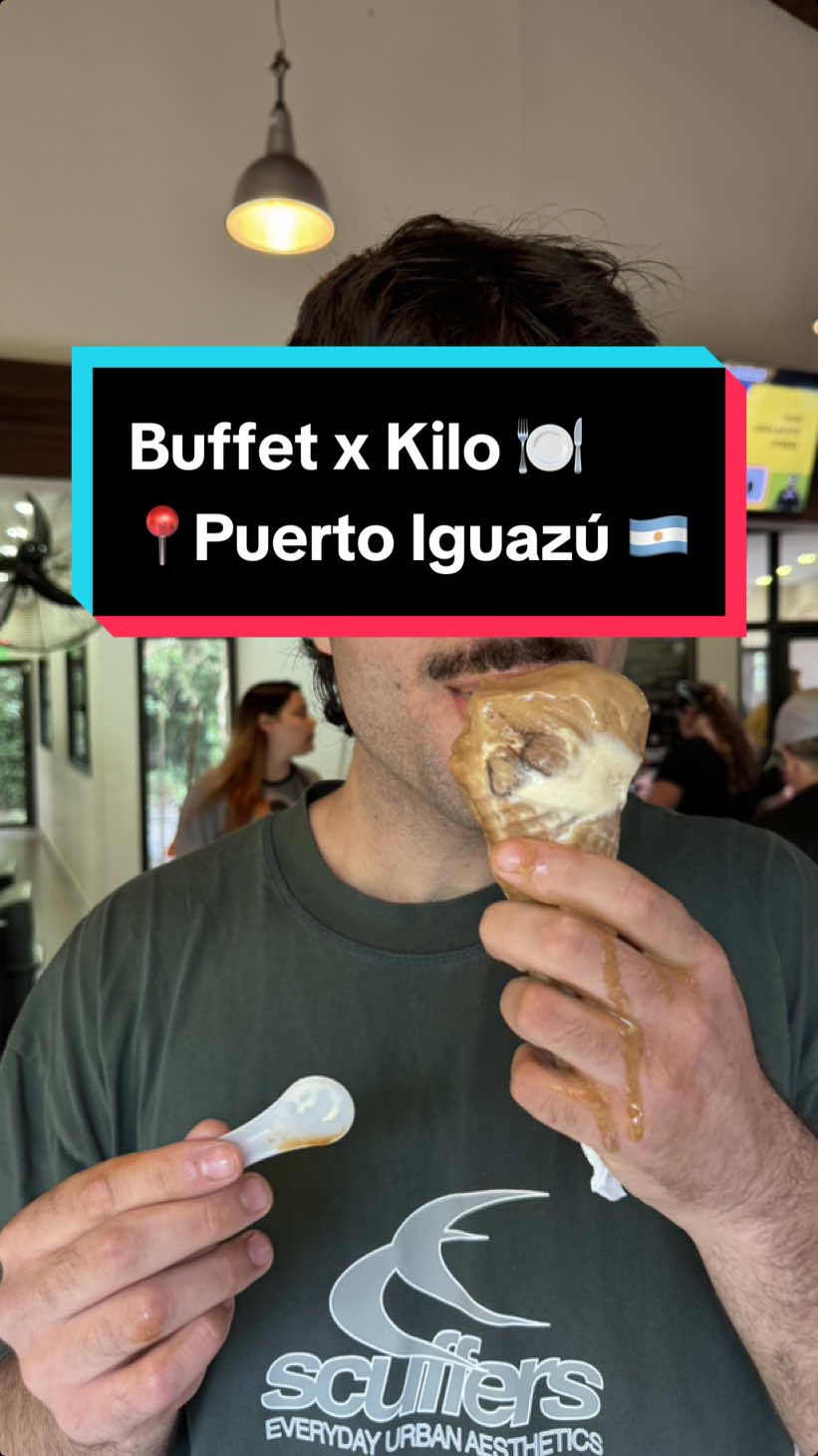 Buffet x Kg 🍽️ (3,5€ x 100g) 💶 en Puerto Iguazú 🇦🇷