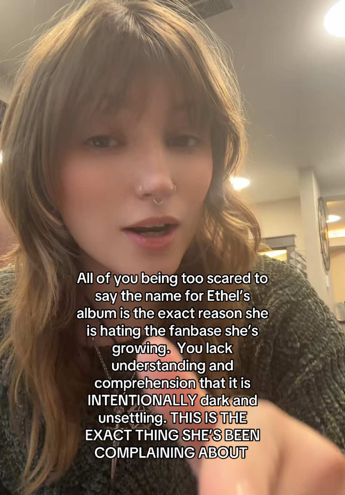 Ive never wanted to gatekeep an artist till I read Ethels post about people not taking her music seriously and always making jokes out of stuff no matter if it’s intended to be dark and personal. This is the exact kind of thing that pushes musicians away from the spotlight. You are all acting like you’ve never heard the word Perverts before. Like she doesnt have an album named Inbred. Be for real. #ethelcain ##newalbum##ethel##ethelcaintok##southerngothic##southernbaptist##religioustrauma##preachersdaughter##newalbum##trending##fyp