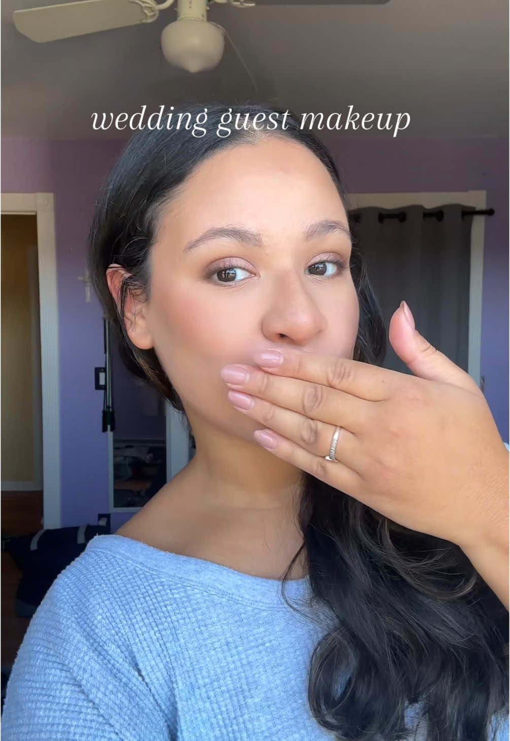 Back in NY for the weekend for my besties WEDDING! #wedding #makeup #weddingmakeup #newyork #ny #weddingguest #weddingguestmakeup #girlhood #lightglowymakeup #glowymakeup #MakeupRoutine #fyp 