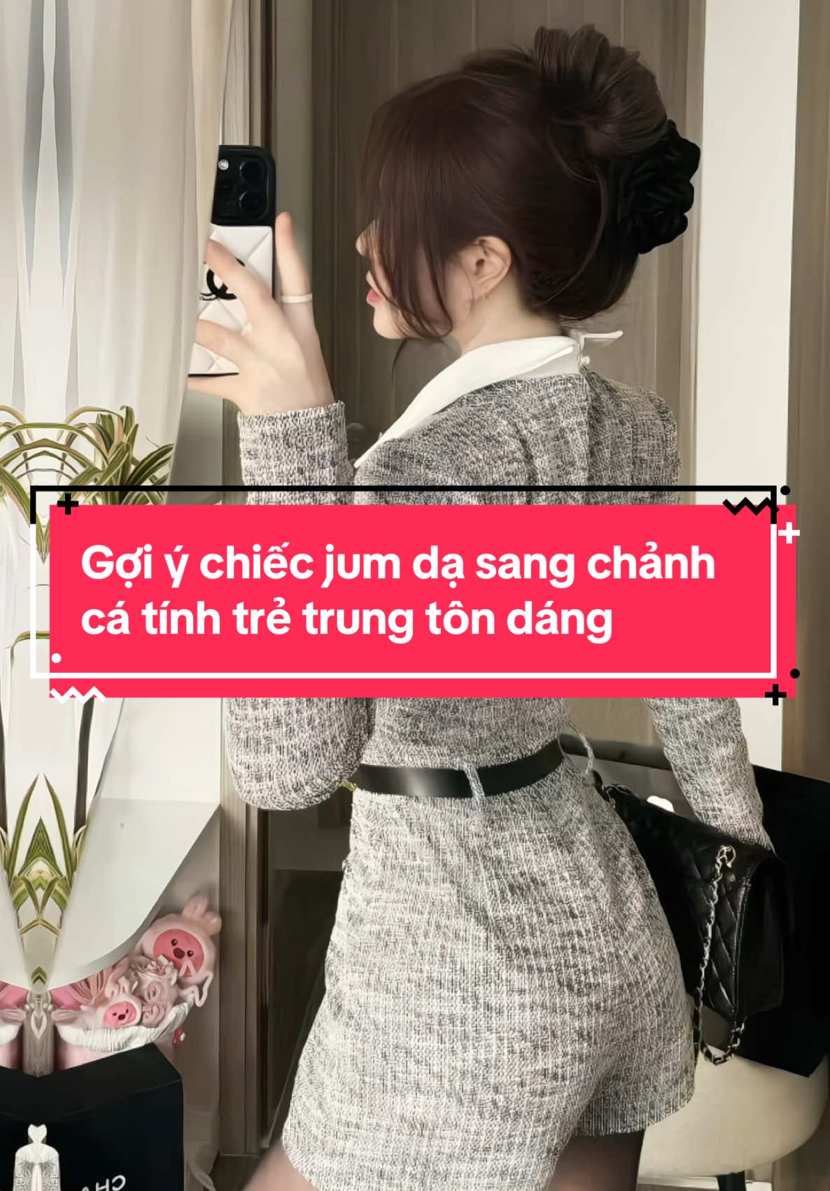 Jum dạ kẻ cổ sơ mi kèm belt #jum #jump #thoitrangnu #donuxinh #setdoxinh #phoidoxinh #thịnhhành #hottrend #xuhuong2024 #vairal 