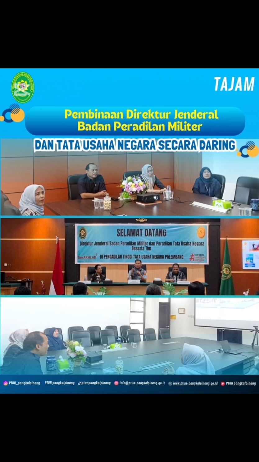 #dirjenbadilmiltun  #pttunpalembang  #humasmahkamahagung  #mahkamahagung  #ptunpangkalpinang  #bangkabelitung 