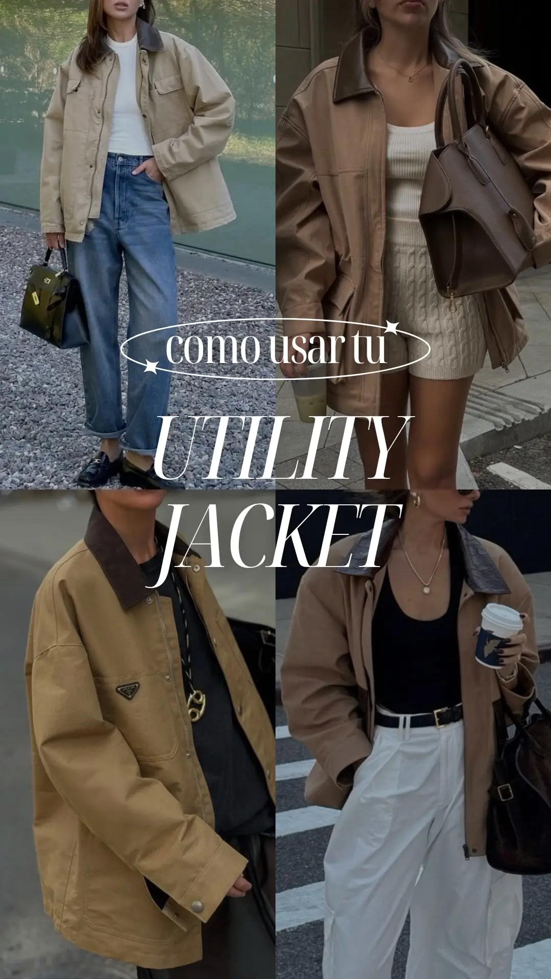 Amo como se ve #utilityjacket #canvasjacket #fallfashion #falloutfits #otoño2024 #ideasdeoutfits #outfitideas #modaotoño 