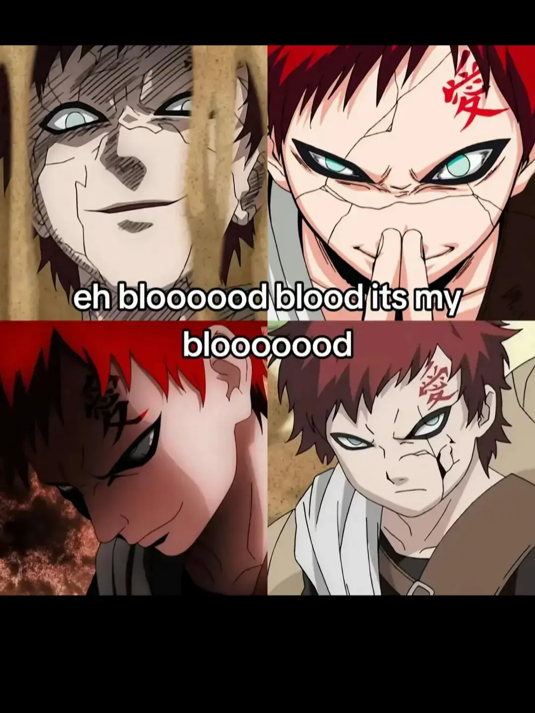 Gaara simplesmente o melhor grito #shikamaru#lee#naruto#thisunade#obito#sasuke#gaaraedit#anime#fyypp