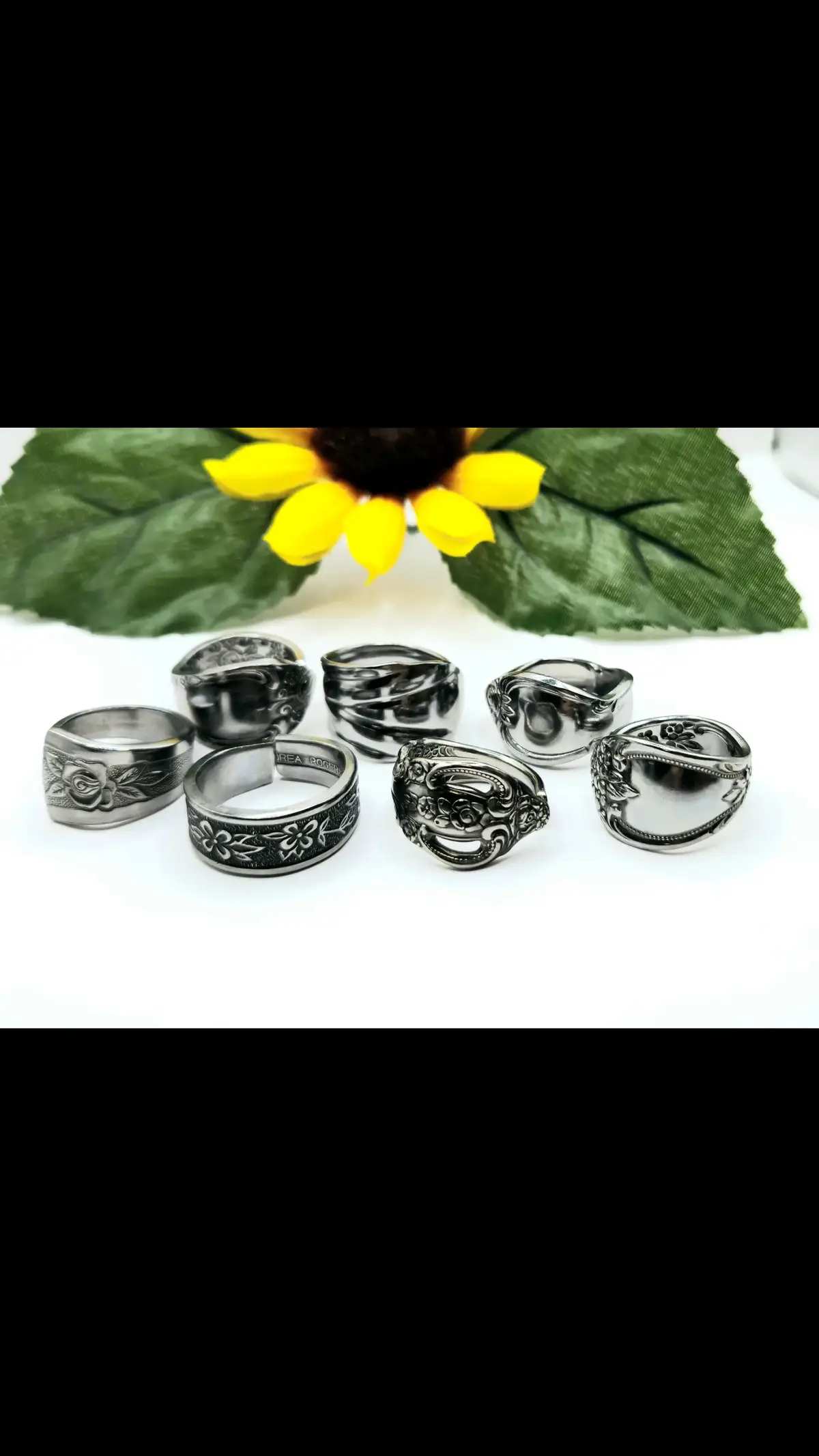 My focus yesterday was stainless steel spoon rings!!! 🥄 💍 Do you want a ring that will last and is a piece of art? Check these out! I have certain metal allergies and have never had a reaction to stainless steel or silverplated spoon rings 🥰 I LOVE THEM!!! https://robyns-silverware-creations.square.site/ #spoonrings #stainlesssteeljewelry