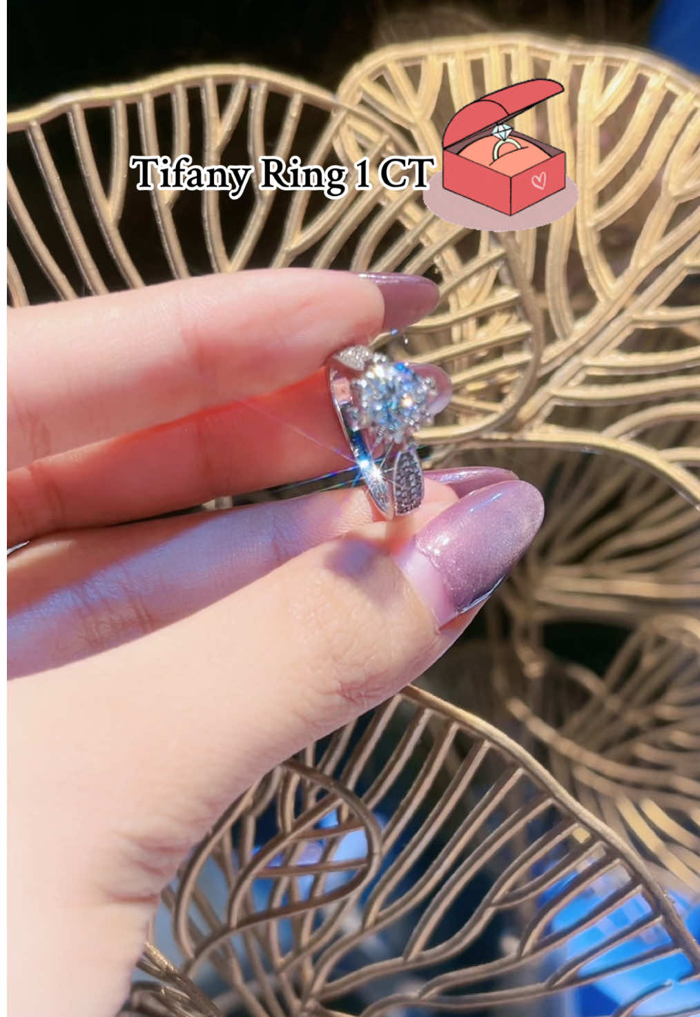 tifanny Ring cantik banget 😍 #jewelry #moissanite #roystoneofficial #fyppppppppppppppppppppppp #WIBGAJIAN #shoptokopedia 