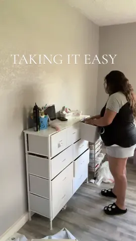 Taking it easier but still gotta get things done 🤷🏻‍♀️ 🚩Viral Dresser Linked In Showcase  #postpartum #recovery #csectionmom #csectiondelivery #dayinmylife #csectionrecovery #MomsofTikTok #sahm #csection #girlmom 