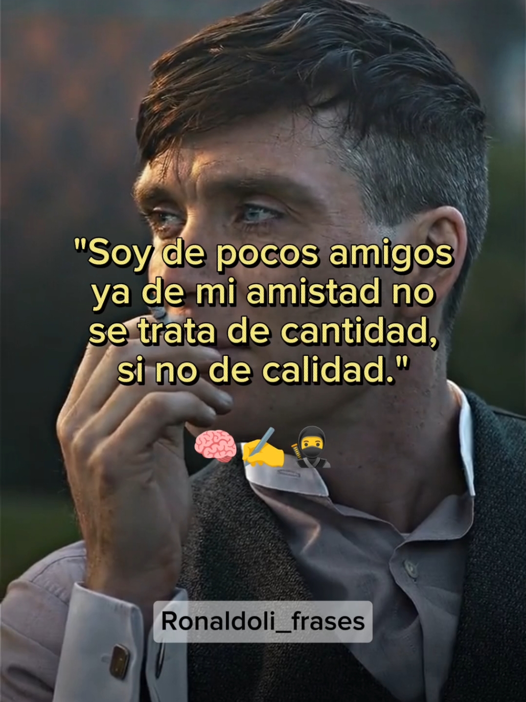 #frasesmotivadoras #reflexion #peakyblinders #thomasshelby #respect #Ronaldoli_frases #frasessabias #fipシ #viralvideos #paratii #tiktoknews #hombrealfa #solitario #👨‍✈️🎩🖤🍷🧏‍♂️ #rolimar75 