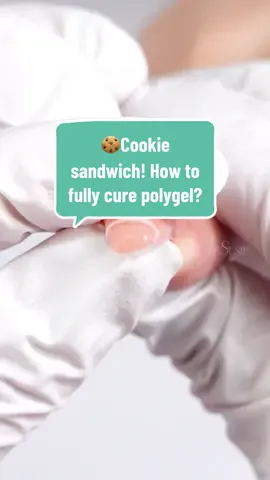 Cookie sandwich! How to fully cure polygel‼️ 1. First use mini lamp to cure the shape. 2. Then place it under the powerful and fast-curing P-PLUS 30G for complete curing. #melodysusienails #nailinspiration #nailtech #nailperfection #nailhacks #nailartlover #manicureideas #nails #nail #beginnernailtech #efilebit #nailprep #drillbit #nailremoval #naillamp #nailtips #uvlamp #polygel 